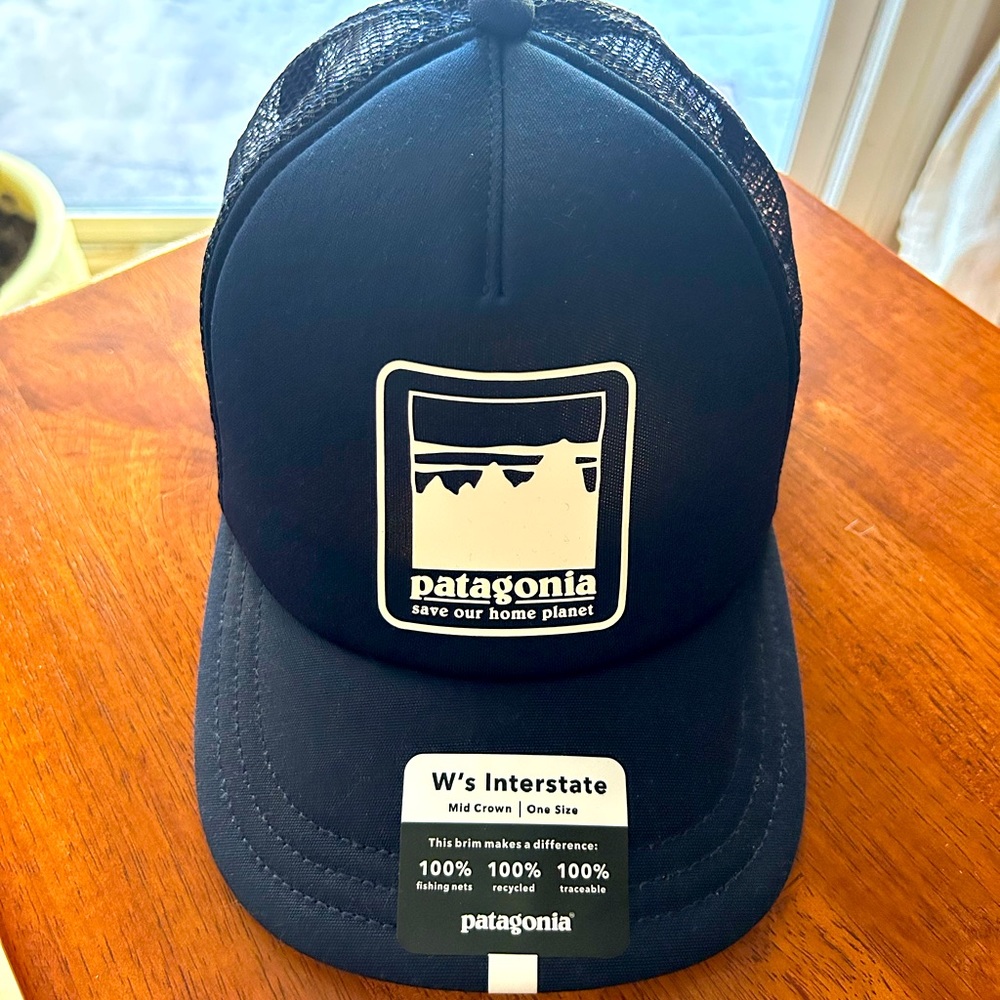 Patagonia Women’s Alpine Icon Interstate Trucker Hat - One Size - Navy - NWT